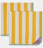 La DoubleJ Riviera Giallo Large set of 2 linen napkins