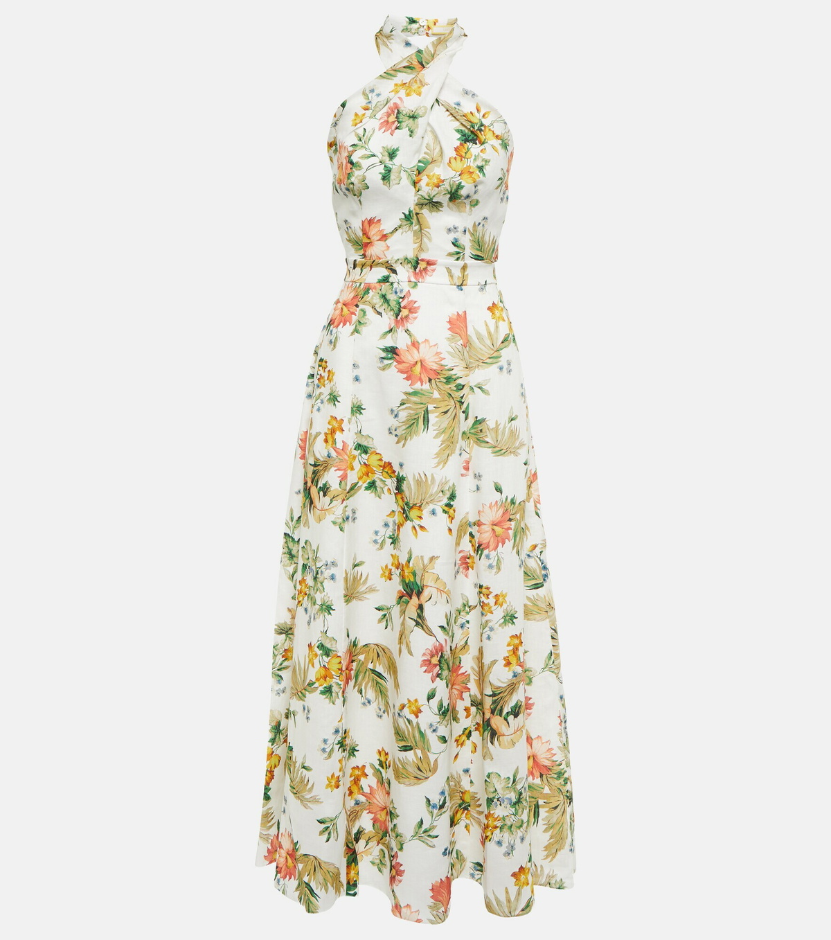 Erdem - Vacation Selene floral linen midi dress Erdem