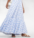 Caroline Constas Gianna printed poplin maxi dress