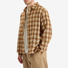 Café Mountain Men's Easy Check Jacket in Ochre
