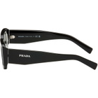 Prada Eyewear Black Square Acetate Chunky Sunglasses
