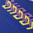 Gucci Men's Geometric Block Logo T-Shirt in Blue