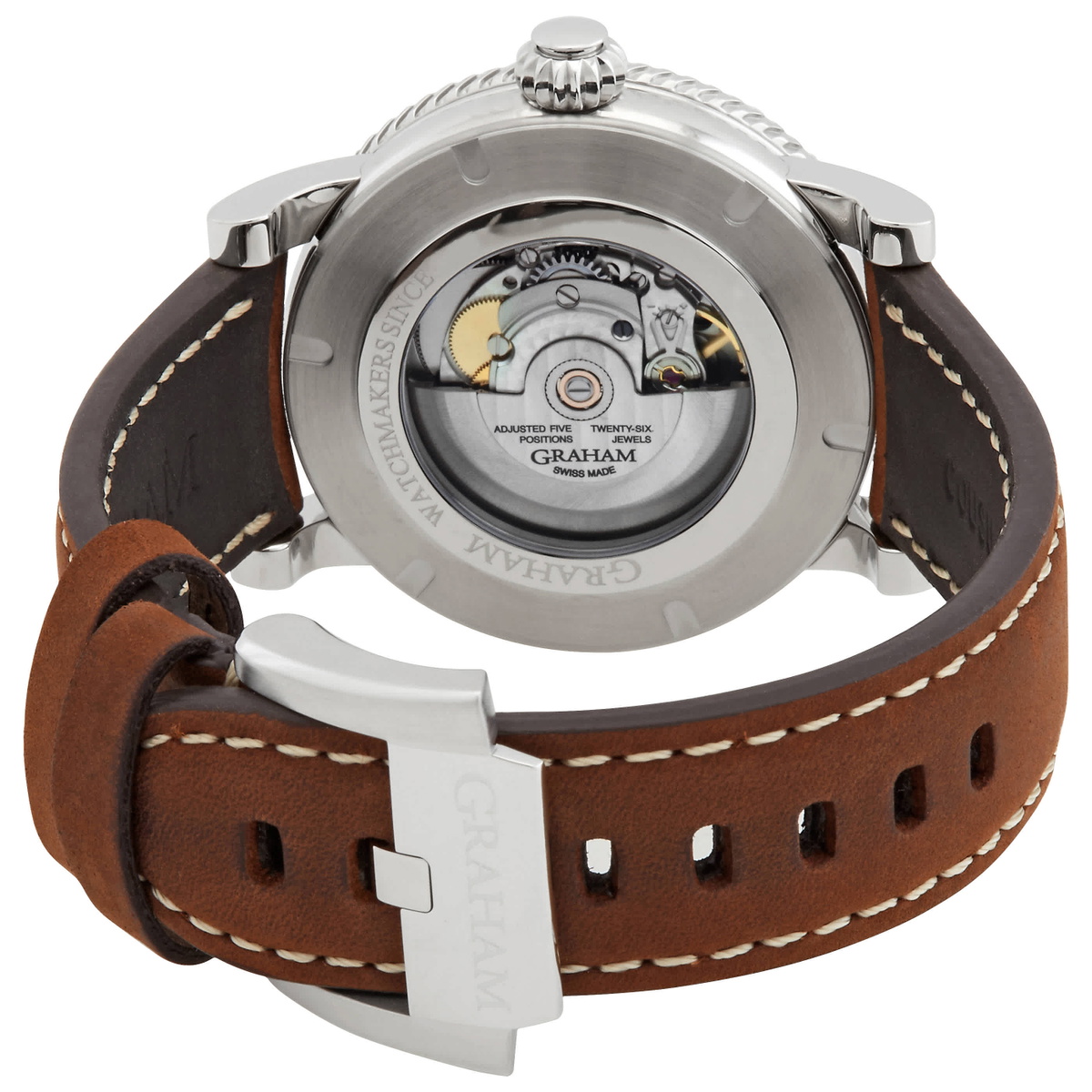 Graham Fortress GMT Automatic Green Dial Mens Watch 2FOBC.G02A