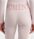 Perfect Moment Perfect logo jacquard leggings
