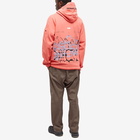 Stone Island Shadow Project Men's Printed Popover Hoody in Coral