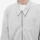 Officine Generale Men's Officine Générale Esborn Zip Through Sweat in Heather Grey