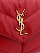 Saint Laurent Loulou Puffer Red Womens Shoulder Bag