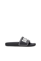 Diesel Sa-Mayemi-Pool slides with 3D logo - Slides Mens in Black