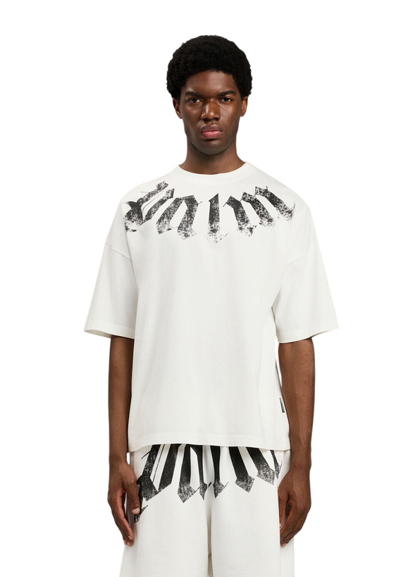 Photo: Palm Angels Big Neck Logo Loose T-Shirt