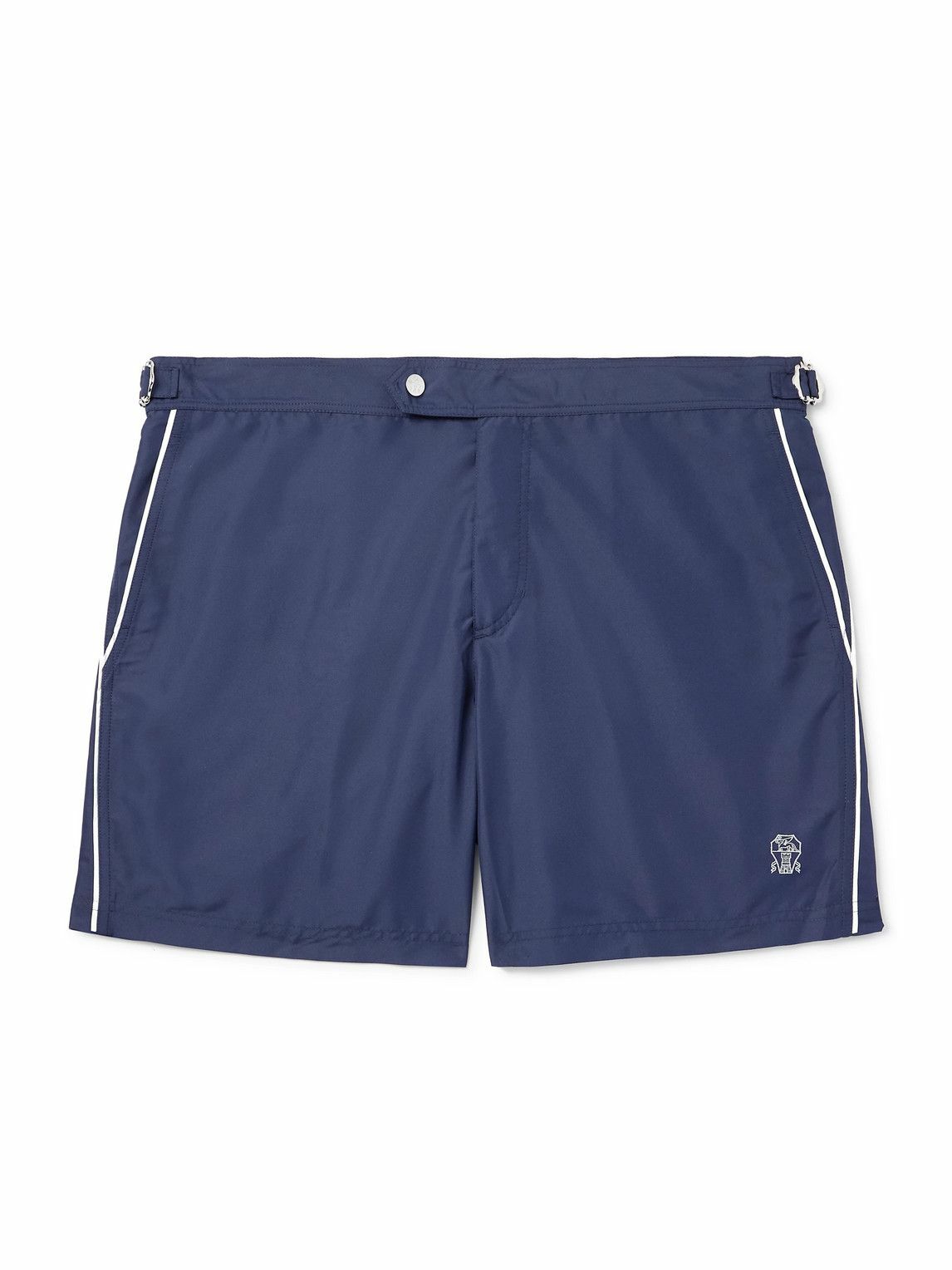 ショートパンツ Brunello Cucinelli Shorts Blue Brunello Cucinelli - Navy Bermuda Shorts | Mitchell Stores