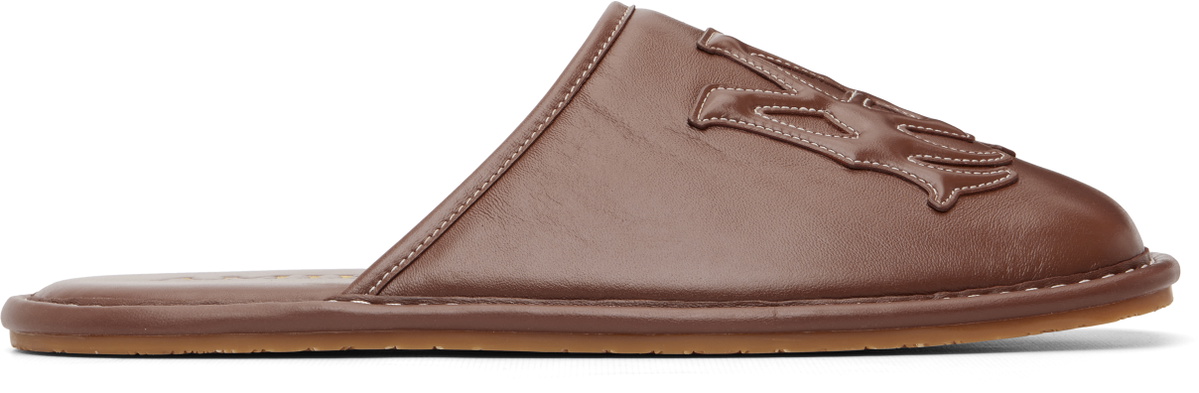 AMIRI Brown MA Slippers
