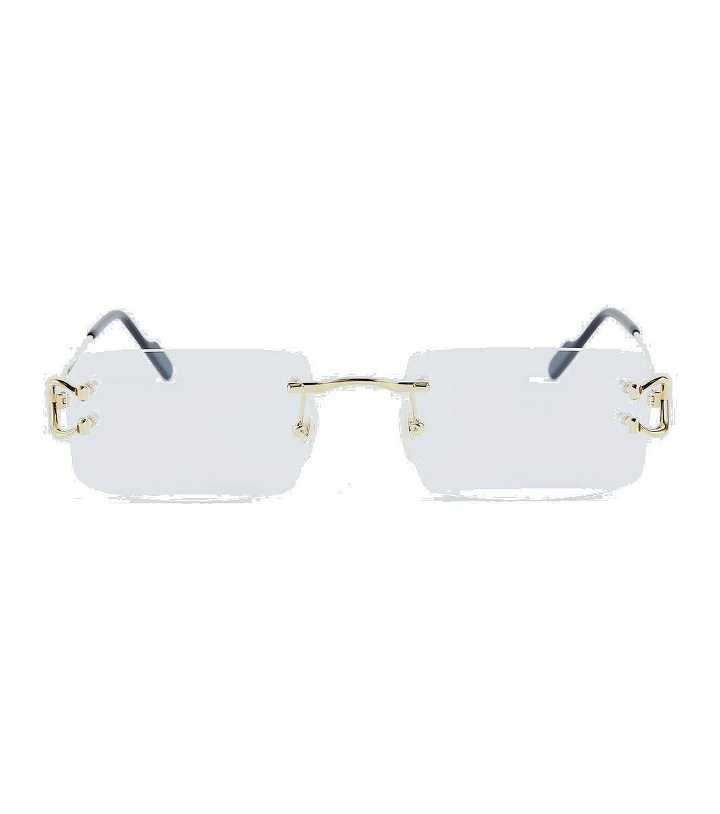 Photo: Cartier Eyewear Collection Signature C De Cartier rectangular glasses