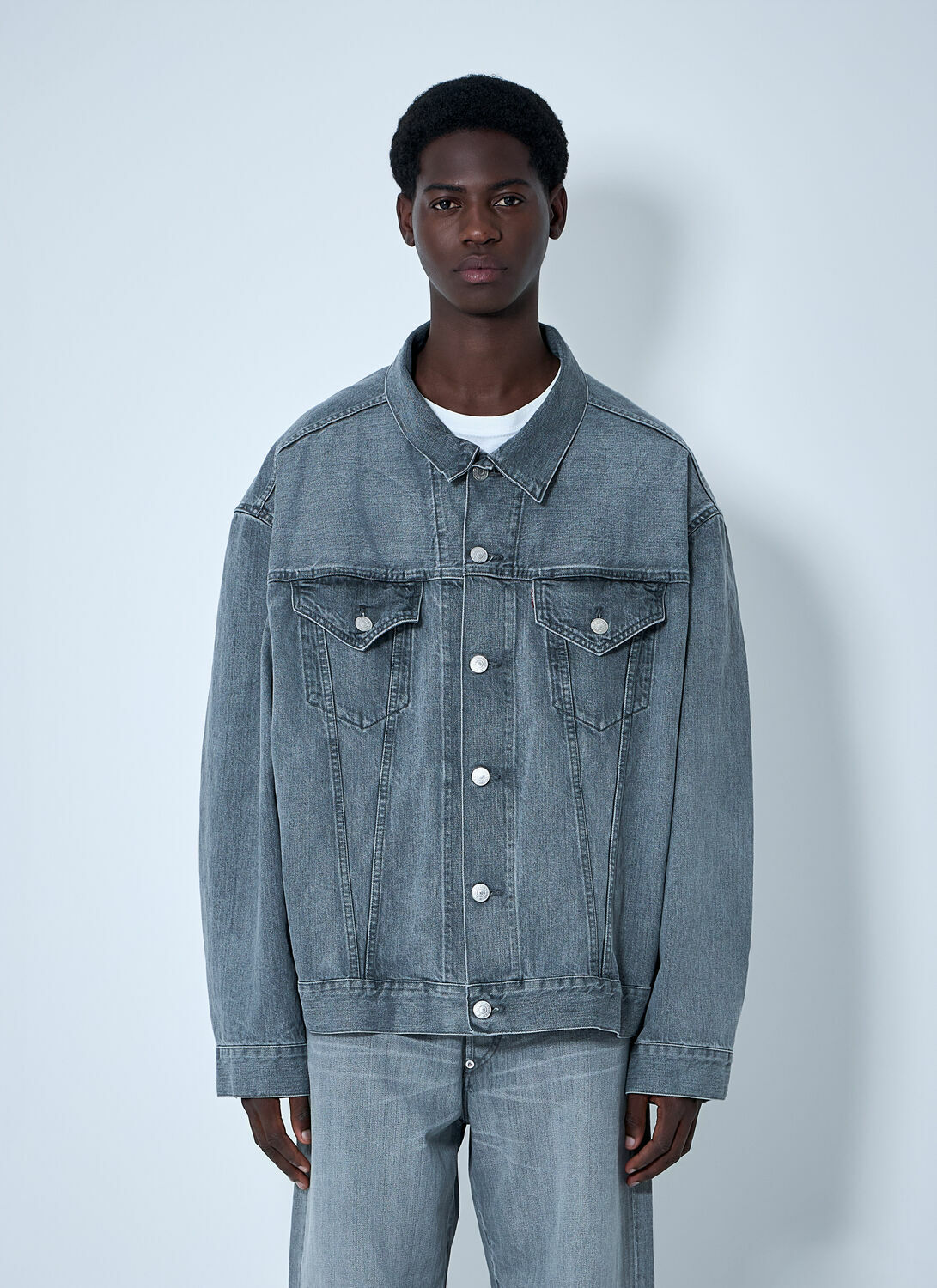 ジャケット・アウター JUNYA WATANABE Mint Denim Double Coat Junya Watanabe Denim Jacket Junya Watanabe
