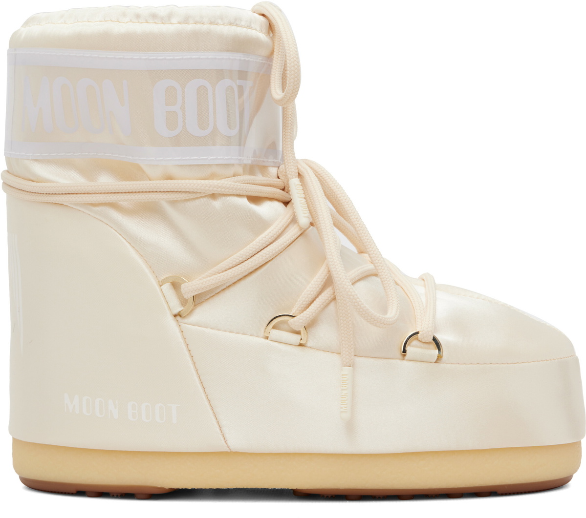Moon Boot Off-White Icon Low Pearly Boots