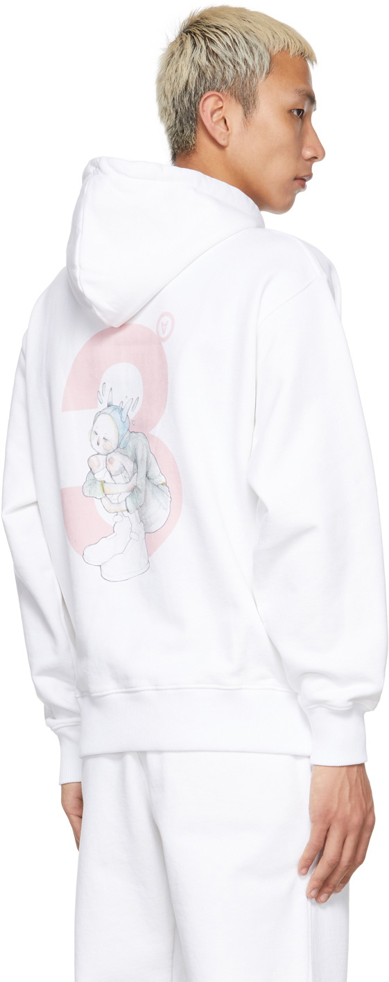 Aitor Throup’s TheDSA SSENSE Exclusive White Logo Hoodie