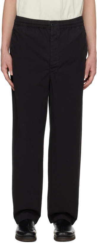 Photo: Lemaire Black Easy Trousers