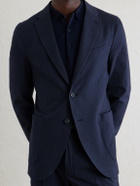 Slowear - Seersucker Suit Jacket - Blue