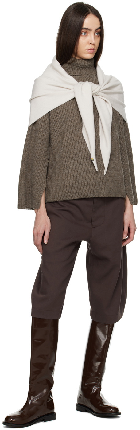Mark Kenly Domino Tan Studio Brown Karlotta Turtleneck