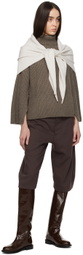 Mark Kenly Domino Tan Studio Brown Karlotta Turtleneck