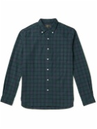 Beams Plus - Button-Down Collar Checked Cotton Shirt - Blue