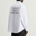 WTAPS Men's Bd 02 Long Sleeve Shirt in Blue