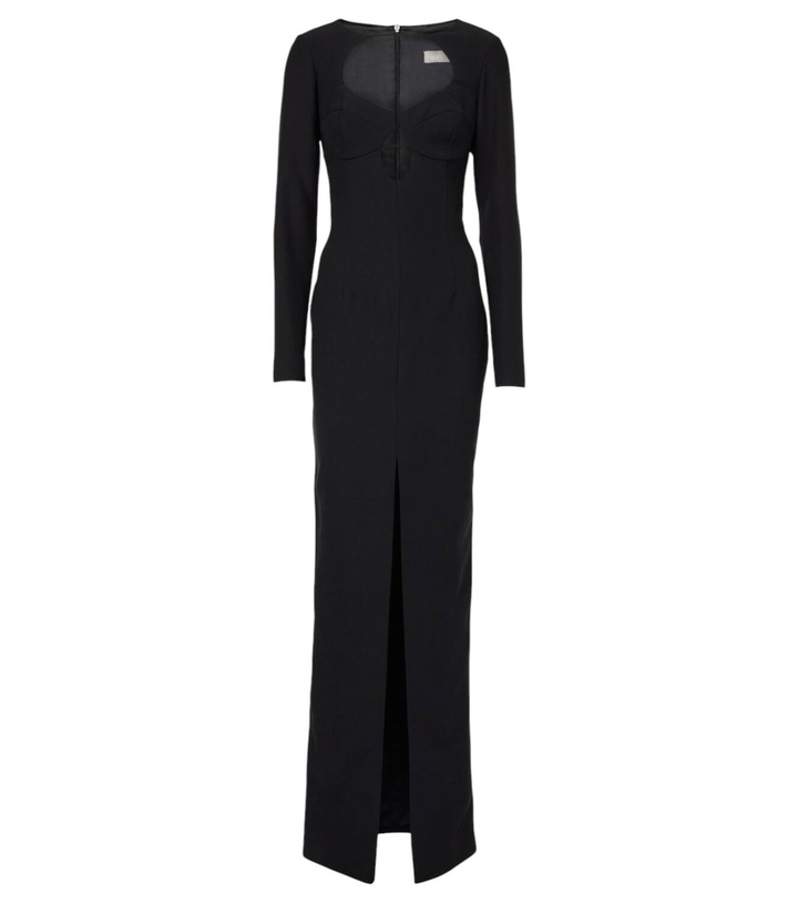 Photo: Rasario Cutout crêpe maxi dress