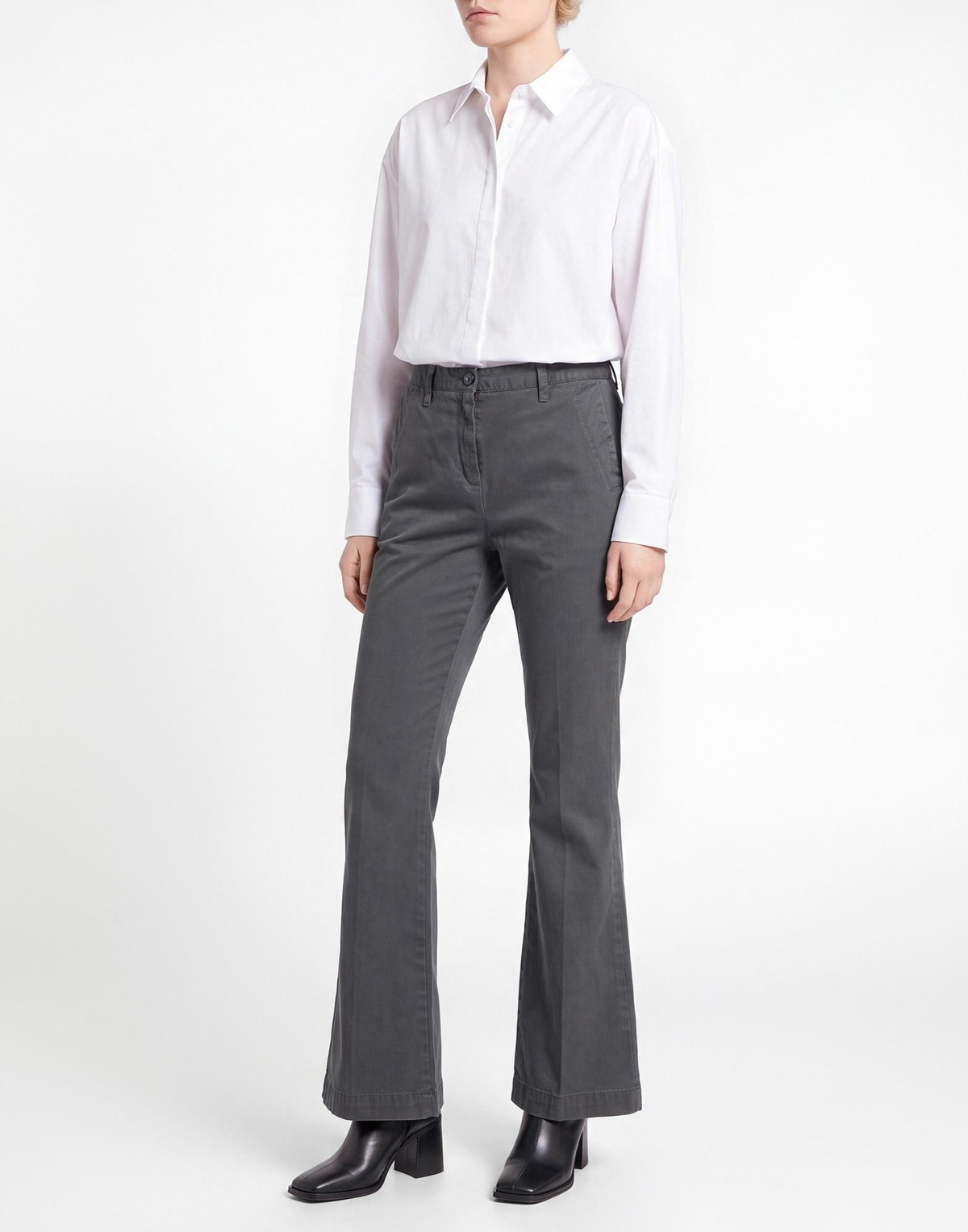 Massimo Alba Womens Pants in Grey