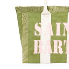 MC2 Saint Barth Vanity Canvas Shoulder Bag With Logo Print