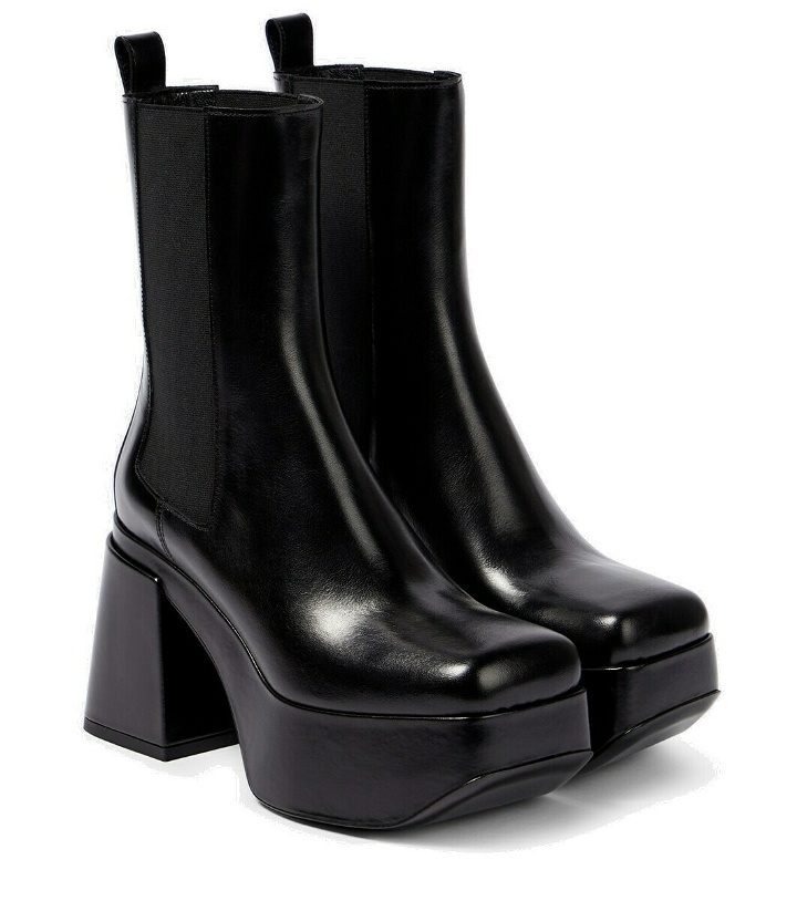Photo: Dorothee Schumacher Platform leather Chelsea boots