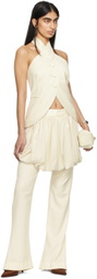 Aaron Esh SSENSE Exclusive Beige Layered Trousers