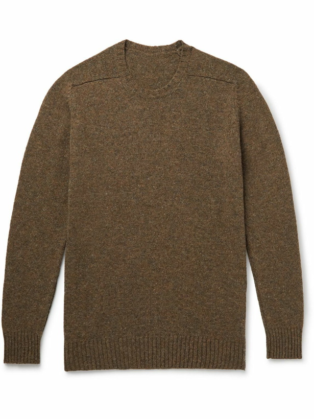 Photo: Anderson & Sheppard - Shetland Wool Sweater - Brown