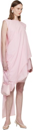 JACQUEMUS Pink 'The Traversin' Minidress