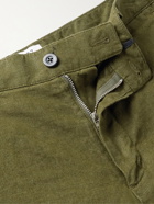 NN07 - Crown Linen Shorts - Green