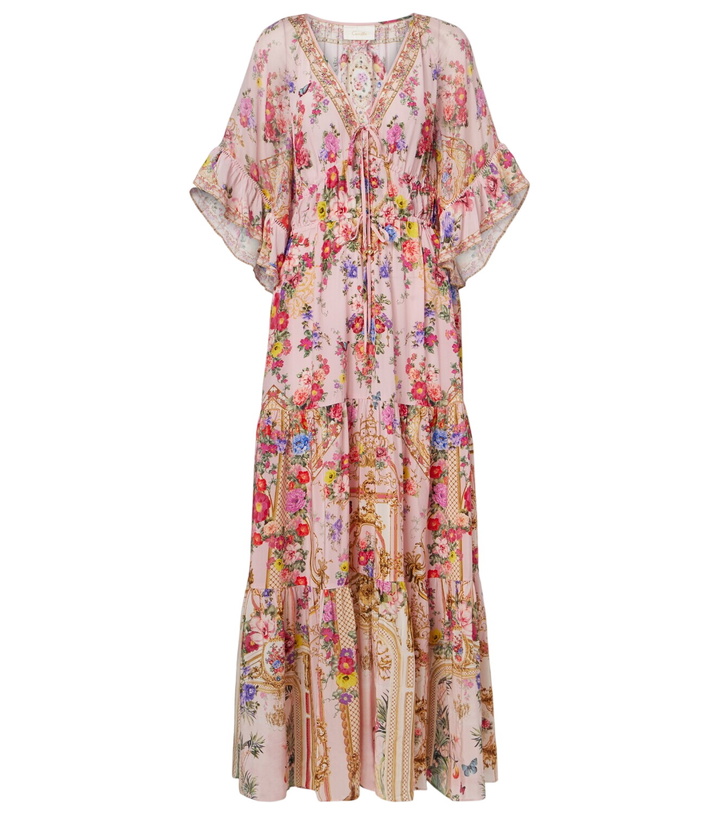 Photo: Camilla Floral silk maxi dress