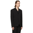 Recto Black Tailored Single-Breasted Blazer