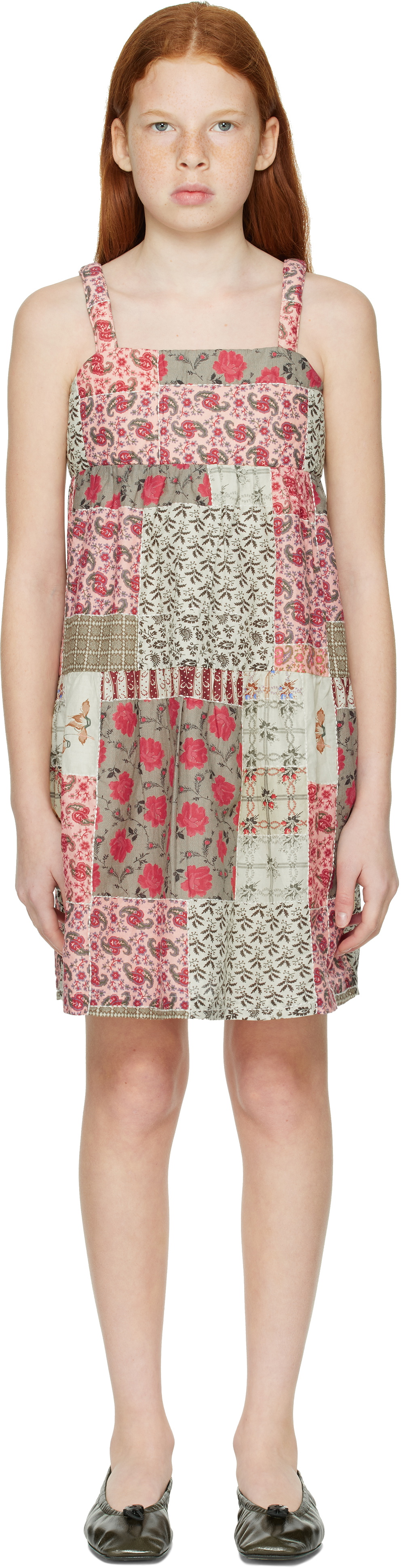 SEA NY Kids Multicolor Panna Patchwork Dress