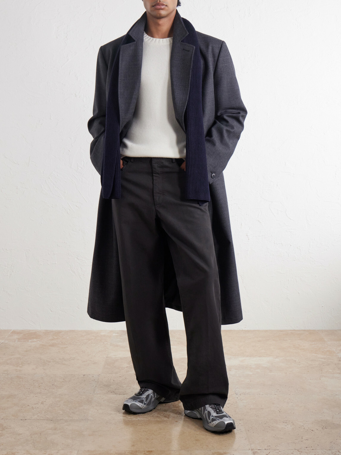 Johnstons of Elgin - Ribbed Cashmere Scarf