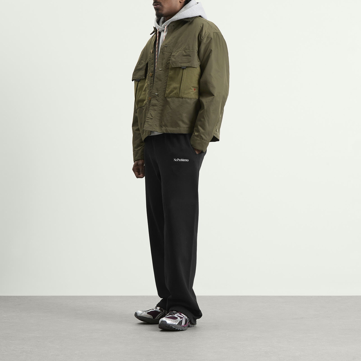 No Problemo Mini Problemo Straight Sweatpant in Black