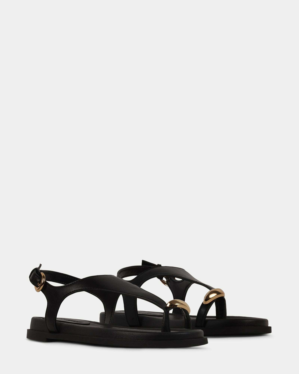 Steve Madden Naughty Sandals in Black
