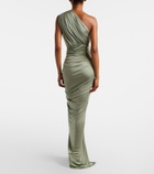 Rick Owens Asymmetric ruched jersey gown