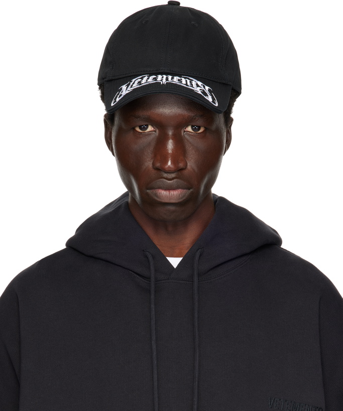 Photo: VETEMENTS Black Metal Logo Cap
