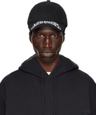 VETEMENTS Black Metal Logo Cap