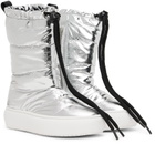 Marni Kids Silver Padded Boots