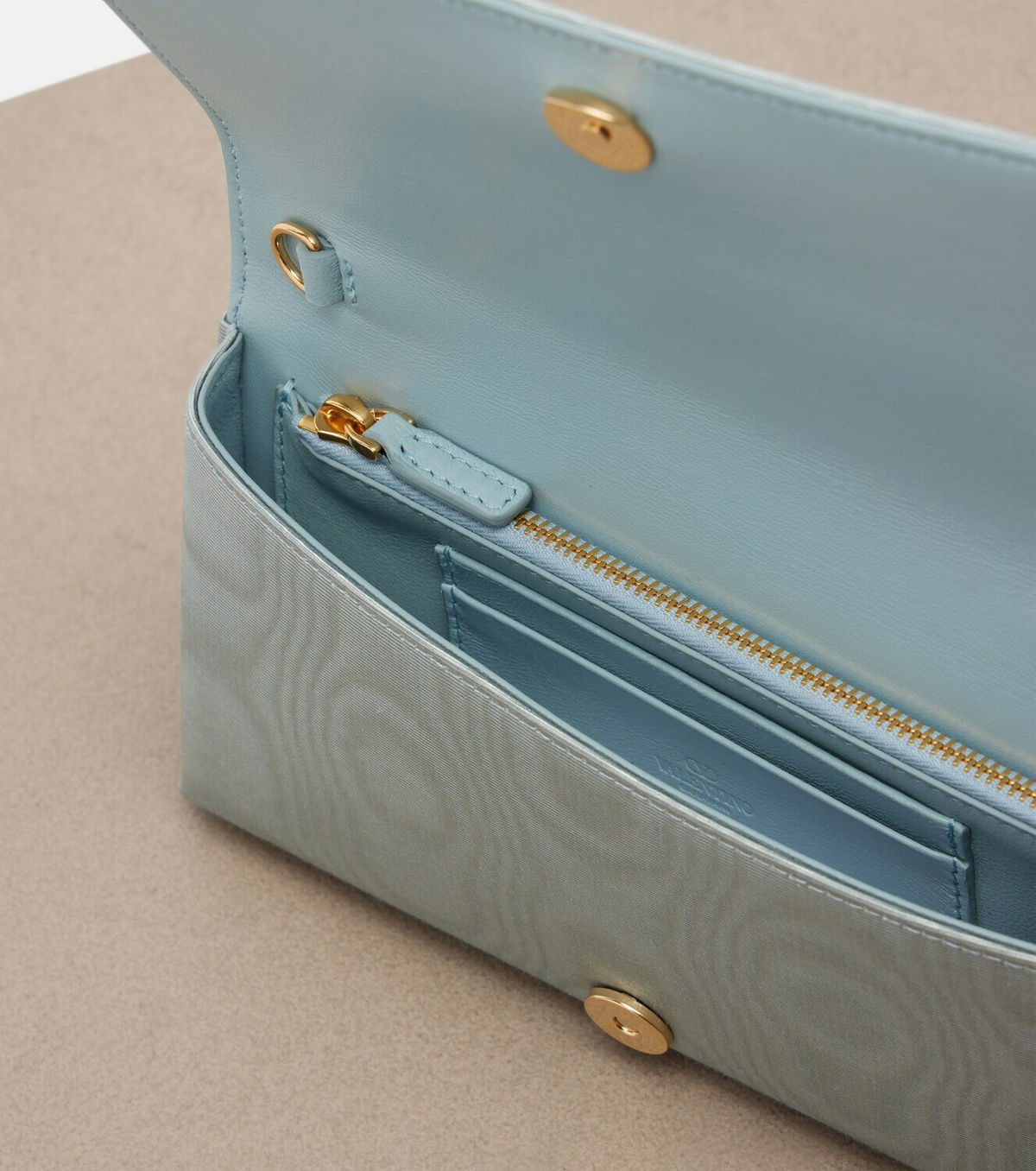 Valentino Garavani VLogo Signature Mini moiré clutch