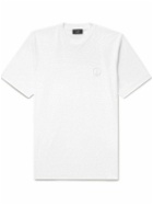 Dunhill - Slim-Fit Logo-Embroidered Cotton-Jersey T-Shirt - White