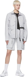 HH-118389225 Gray Nylon Shorts