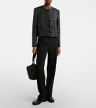 Blazé Milano Shamo checked virgin wool jacket