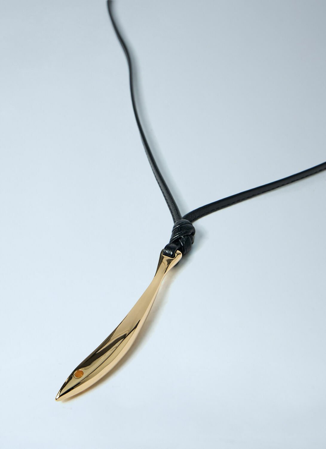 Bottega Veneta Sardine Leather Necklace