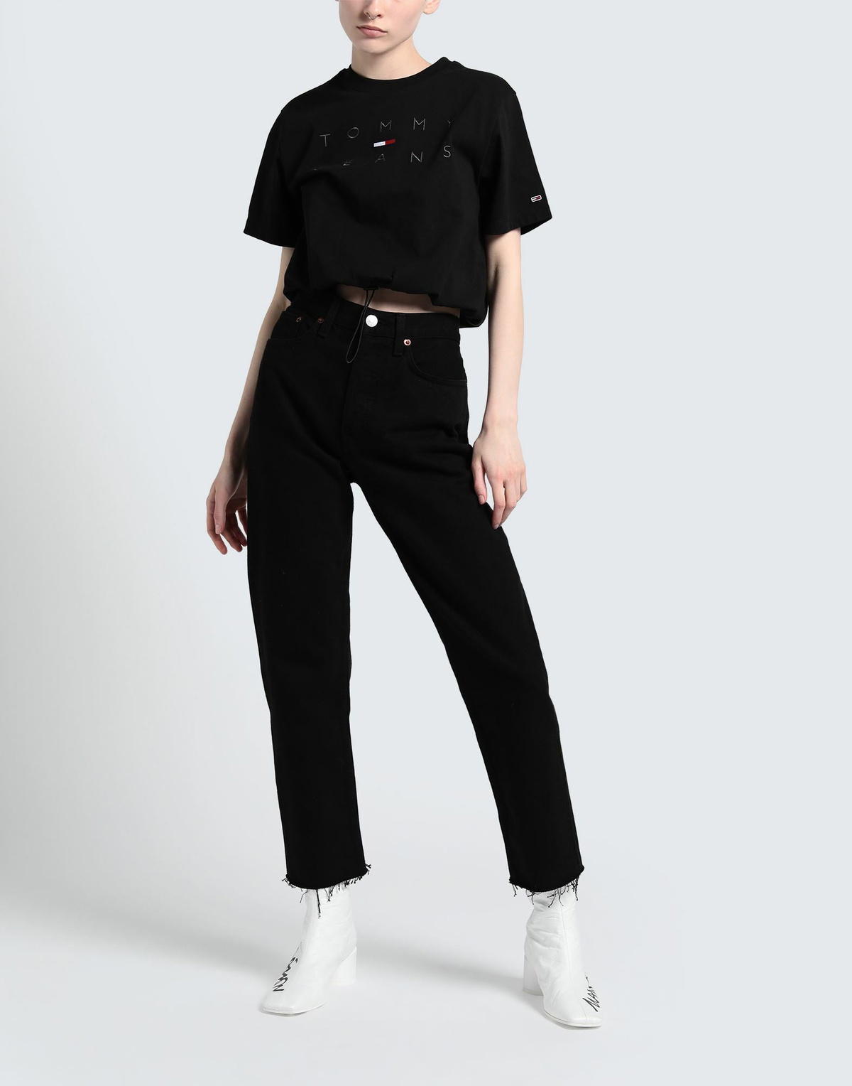 Re/done Womens Jeans in Black