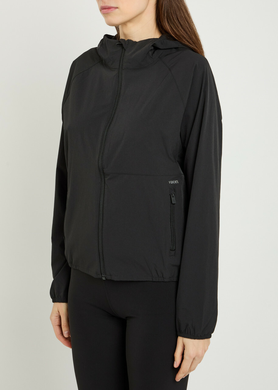 Vuori Renew Trainer Hooded Shell Jacket Black